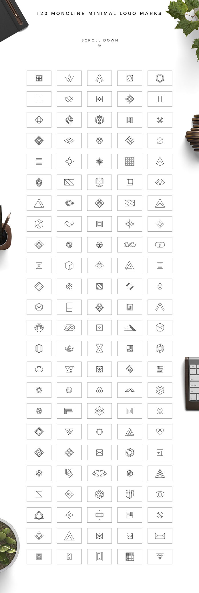 Fully editable vector graphics.