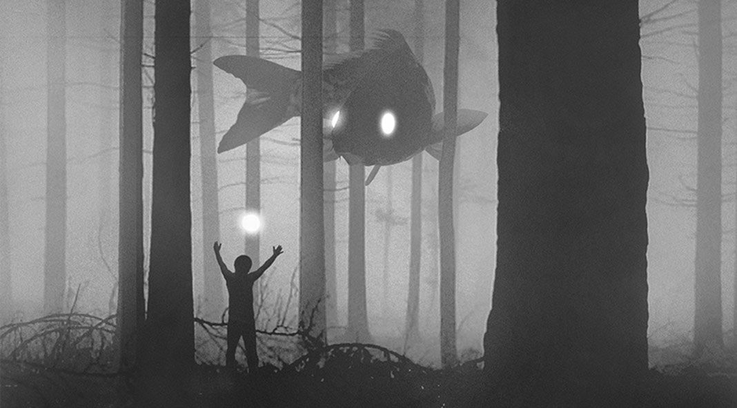 Mysterious dark illustrations by Dawid Planeta.