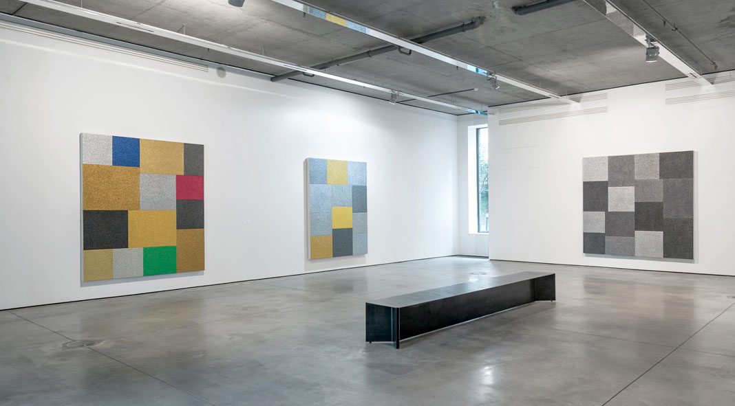 Peter Halley at Gary Tatintsian Gallery.