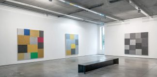 Peter Halley at Gary Tatintsian Gallery.