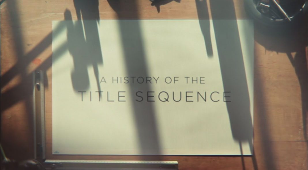 A History Of The Title Sequence by Jurjen Versteeg of studio From Form.