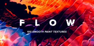 Flow: 100 fluid paint textures in striking colors.