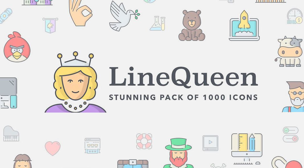 Line Queen icons.