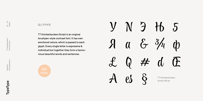 Glyphs. Glyphs.