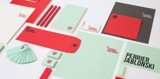 Perrier Jablonski branding and graphic design by Simon Laliberté, Gaetan Namouric, Veronika Žuvić.