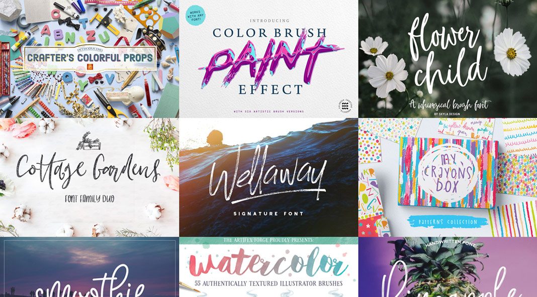 Pixelo's Handcrafted Design Toolkit - Fonts and Graphics Pixelo's Handcrafted Design Toolkit - Fonts and Graphics
