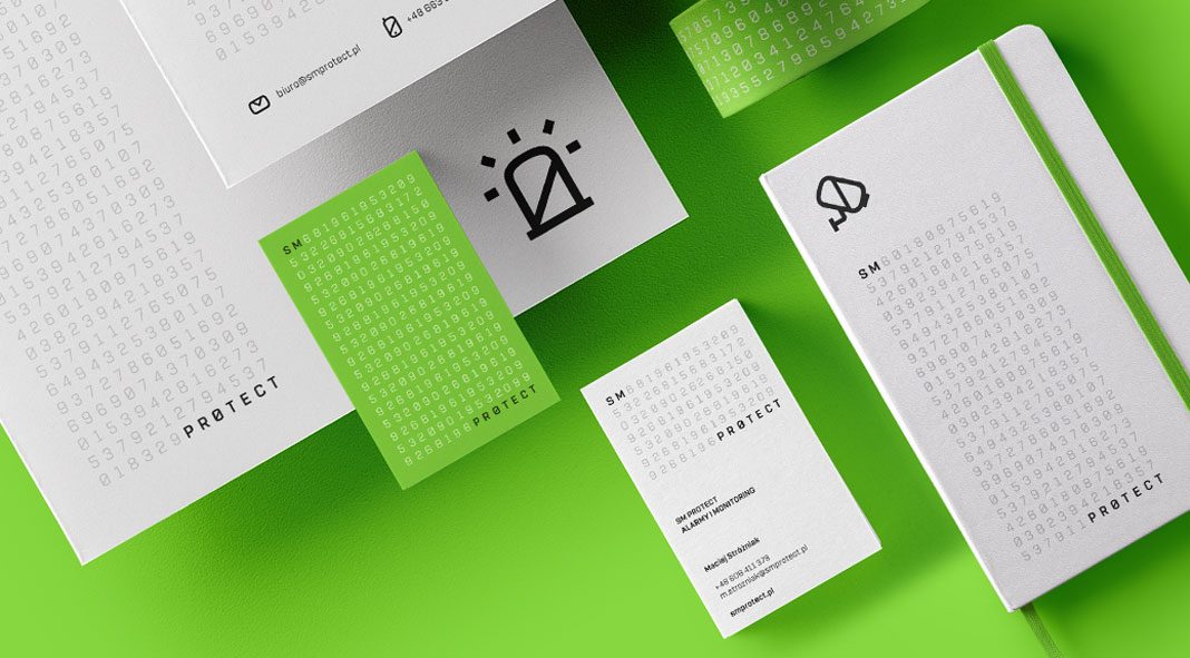 SM Protect branding by Fromsquare studio.