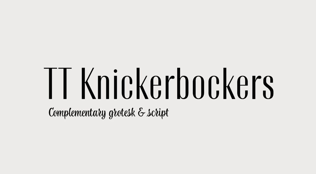 TT Knickerbockers from TypeType