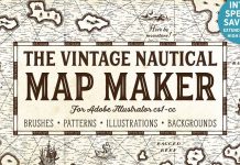 The Vintage Nautical Map Maker.