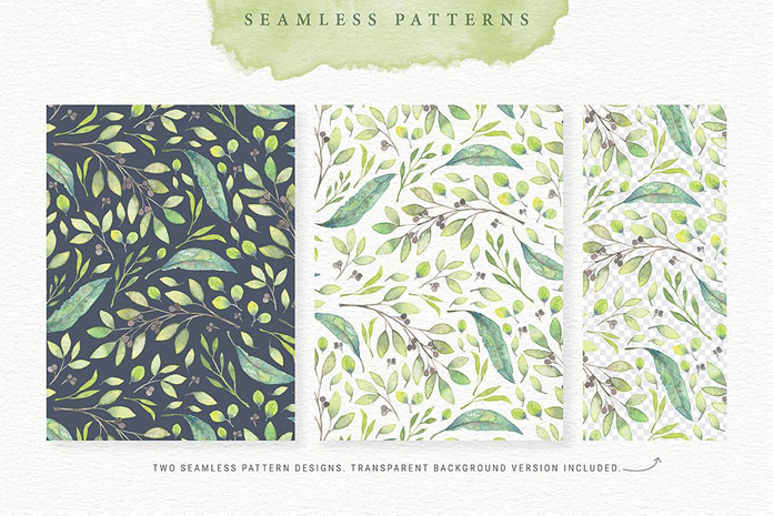 Seamless patterns.