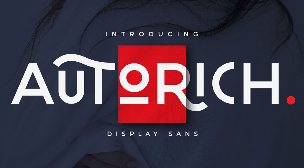 Autorich Sans display font by Typia Nesia Studio.