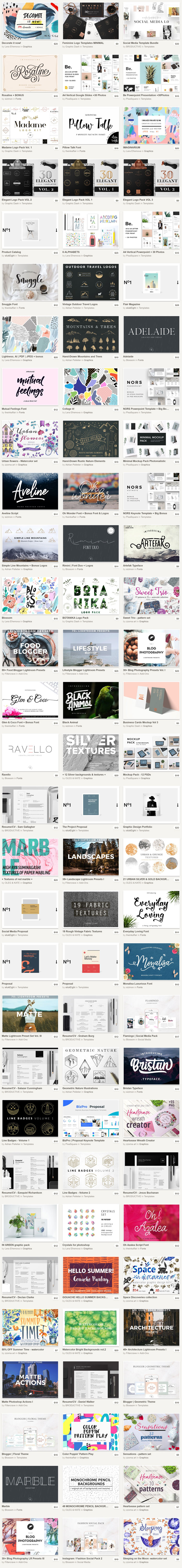 Creative Market September Big Bundle