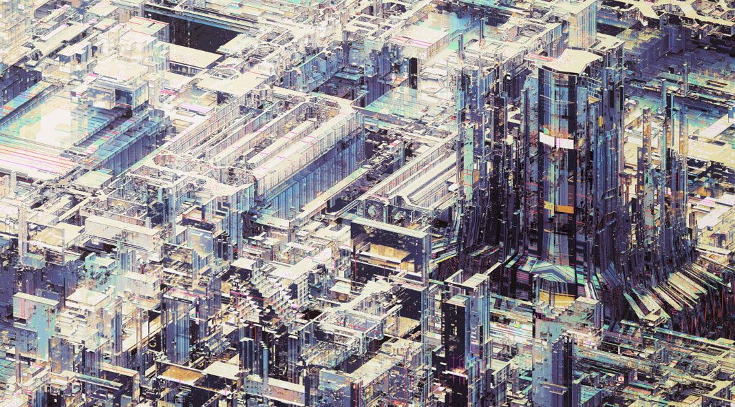 Deus ex machina - digital illustrations by Atelier Olschinsky