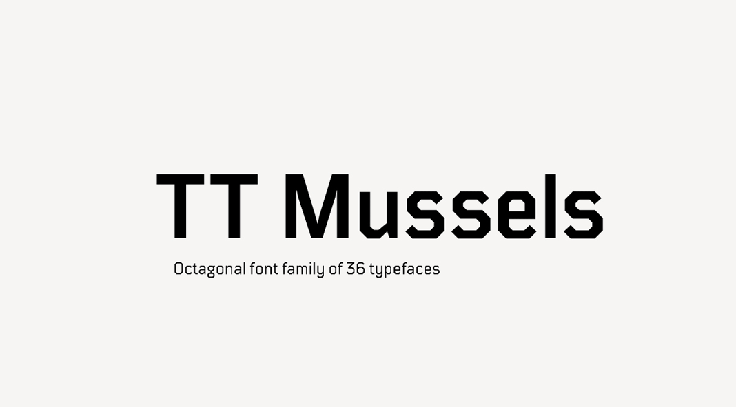 TT Mussels font family from TypeType.