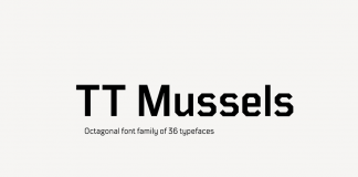 TT Mussels font family from TypeType.