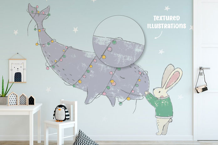 The textured illustrations convey an authentic look.