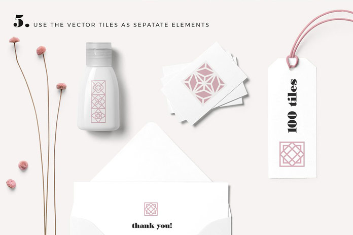 You can also use the vector tiles as separate elements.