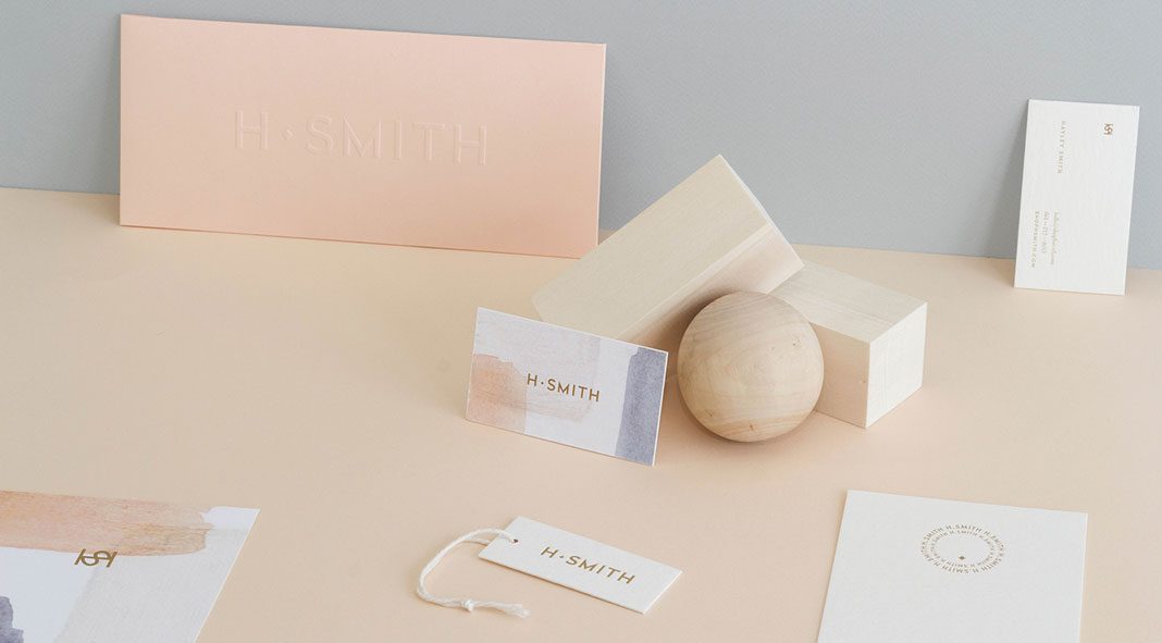 Art direction, branding, graphic design, and packaging by Kati Forner for luxury boutique H. Smith.