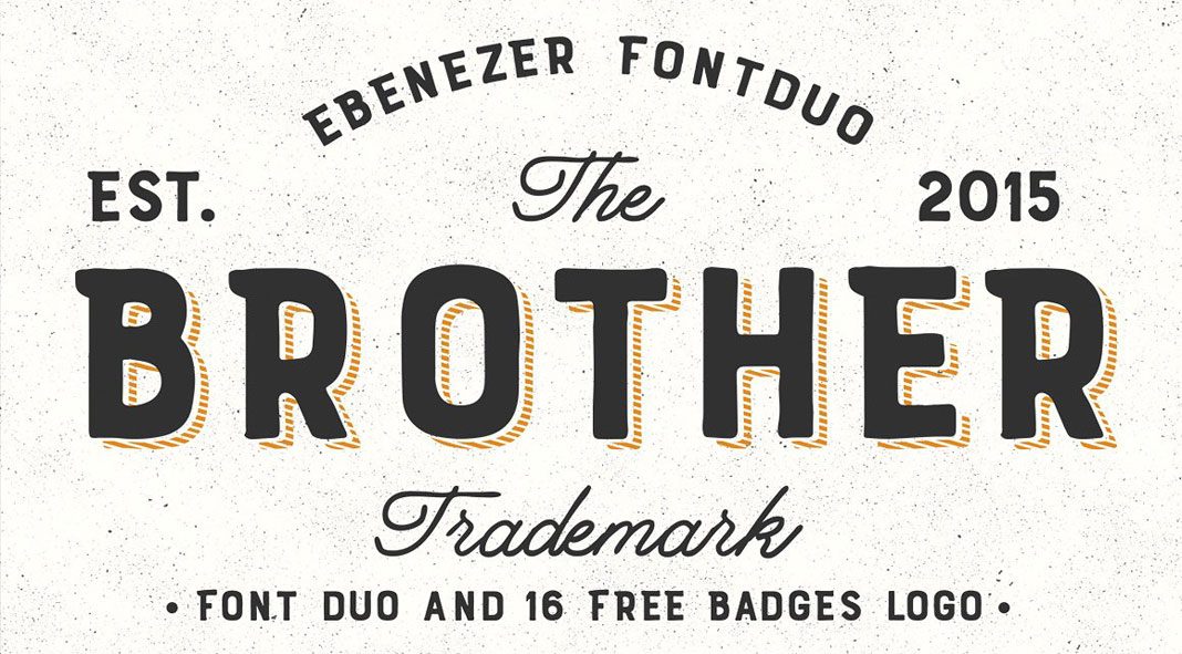 Brother font duo plus 16 badges and logos. Brother font duo plus 16 badges and logos.