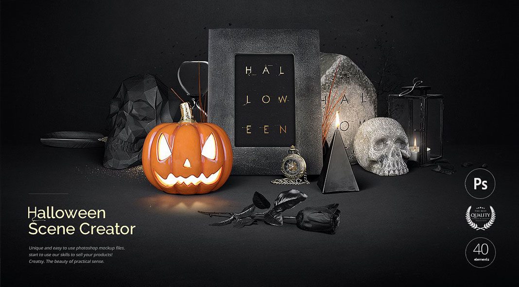 Halloween Scene Creator from design studio Creatsy.