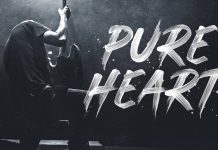 Pure Heart - realistic brush font.