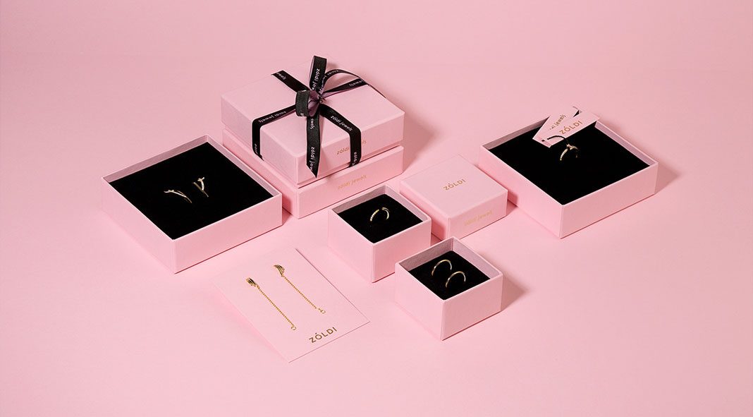 ZÓLDI jewelry branding by F61 Work Room.