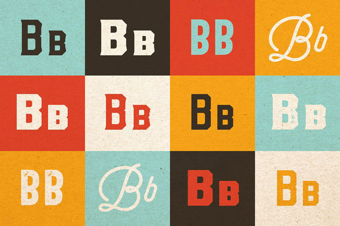 Diverse retro styles.