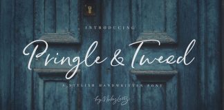 Pringle and Tweed script fonts by Nicky Laatz.