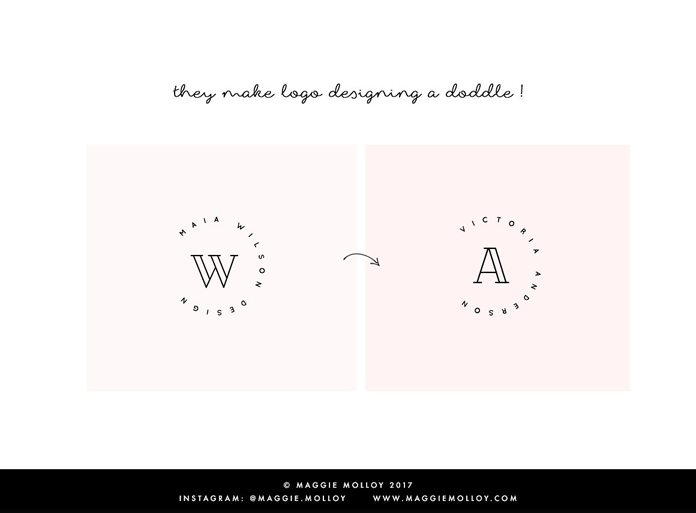 They make designing logos a doddle.