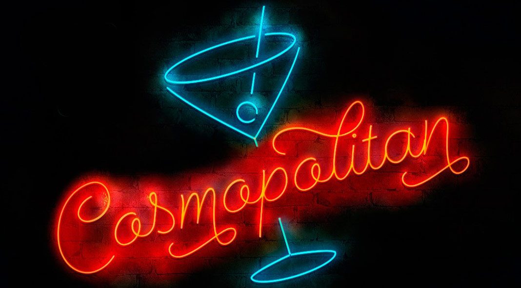 Cosmopolitan script and sans fonts.