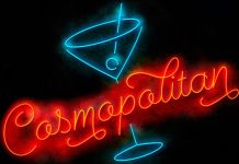 Cosmopolitan script and sans fonts.