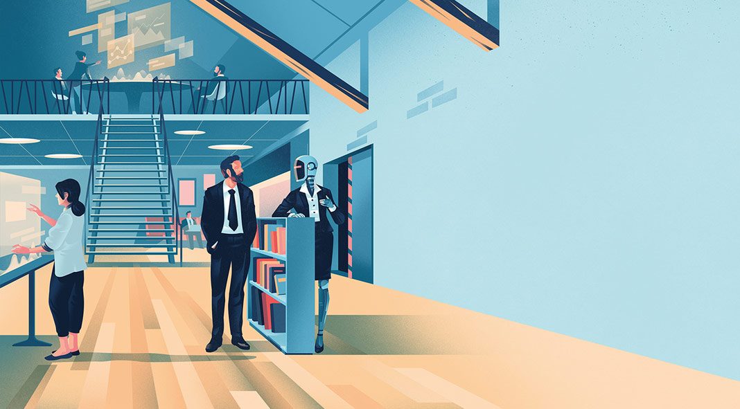 Cover, spread and spot illustrations by Björn Öberg for Tidningen Karriär.