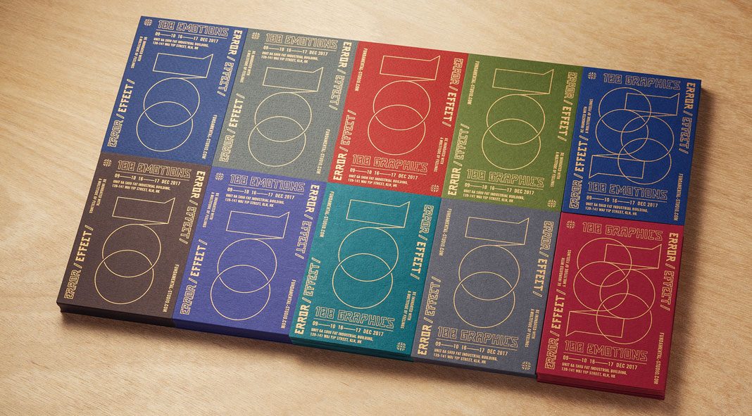 ERROR EFFECT – 100 graphics, 100 emotions created by studio FUNDAMENTAL