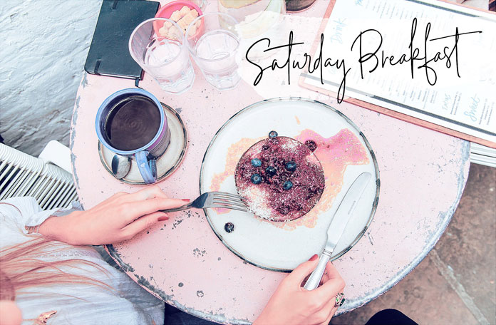 Saturday breakfast. Saturday breakfast.