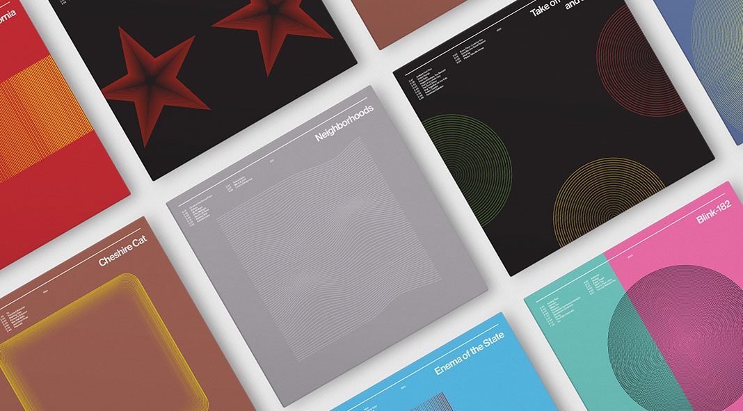Blink 182 – alternative album covers by Brandon Fretwell.