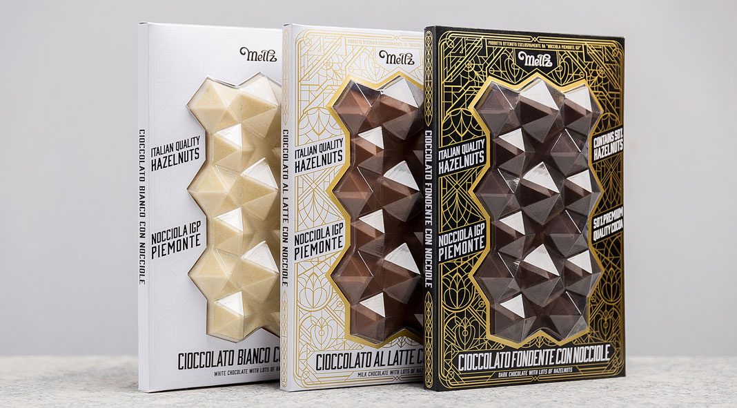 Meltz Chocolates graphic design, packaging, and product design by Foxtrot Studio.