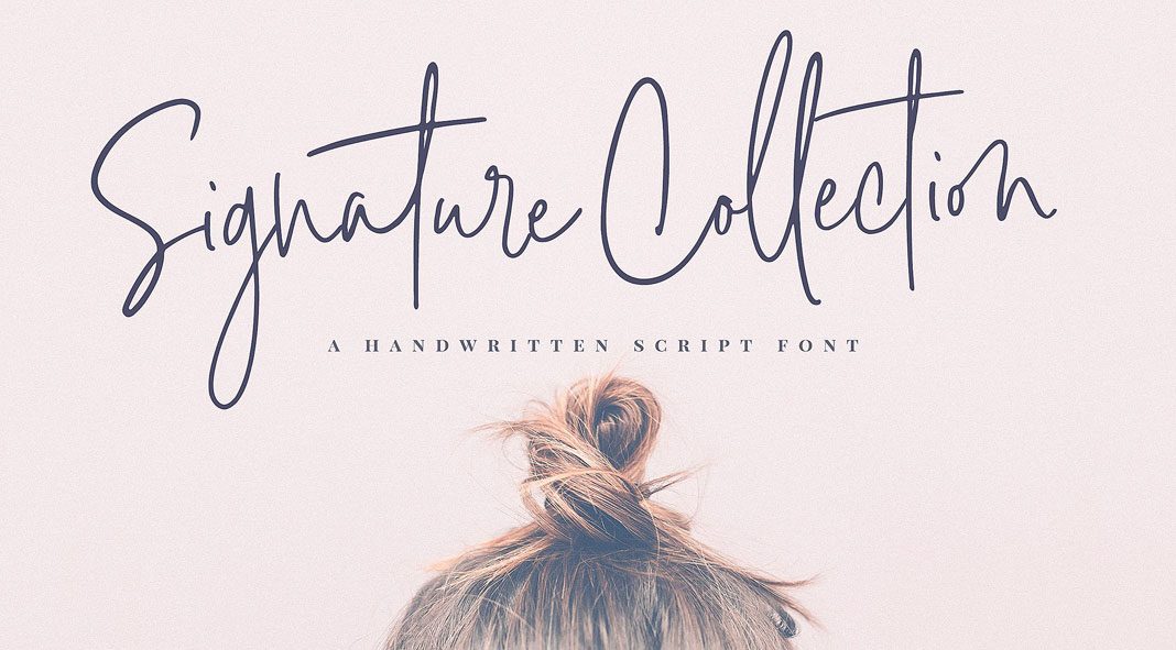 Signature Script Font Collection. Signature Script Font Collection.