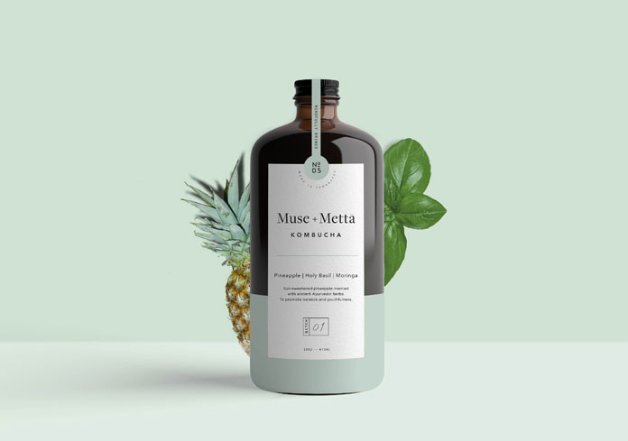 Kombucha Pineapple, Holy Basil, and Moringa.