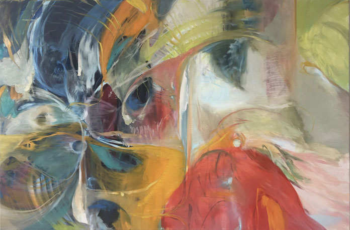 The Seeker, oil paint on linen by Natalia Wróbel