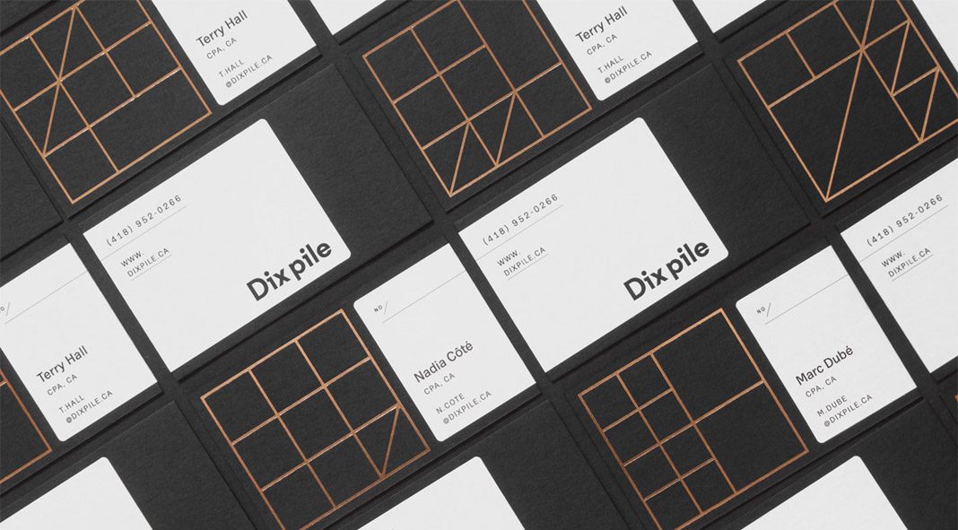Dix pile - branding by Jeremy Hall.