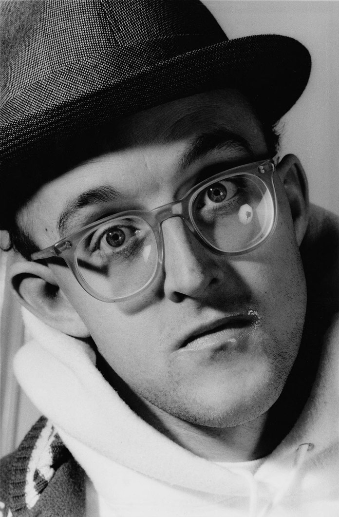 Keith Haring in 1989, photographed by Gottfried Helnwein Keith Haring in 1989, photographed by Gottfried Helnwein