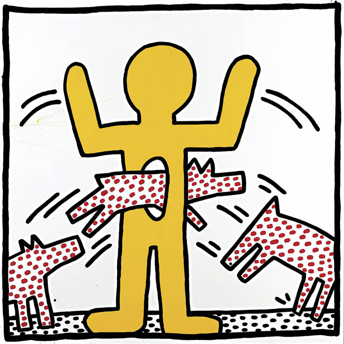 Keith Haring - untitled work from 1982 - © by Keith Haring Foundation Keith Haring - untitled work from 1982 - © by Keith Haring Foundation