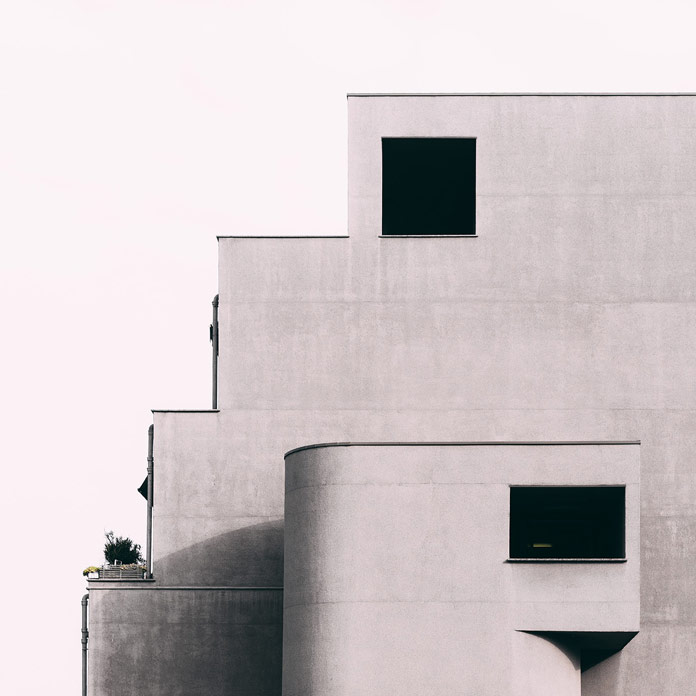 Monolicious II . Gallaratese Quarter . Architects Aldo Rossi and Carlo Aymonino