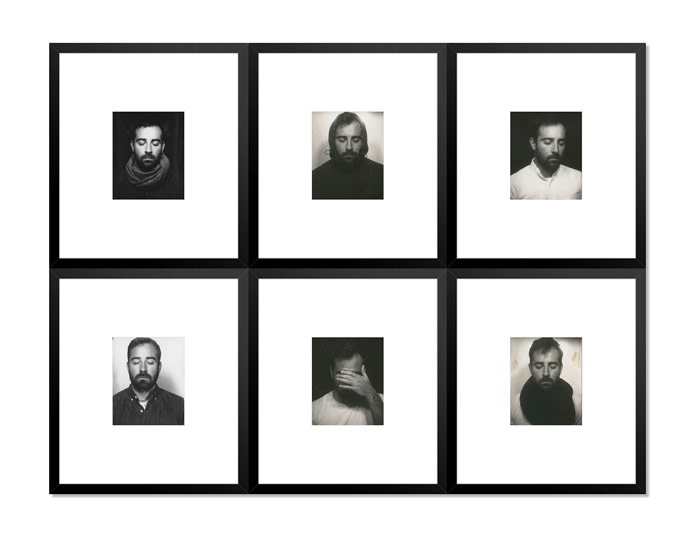 Rafael Soldi, portraits on display at ClampArt gallery in New York City.