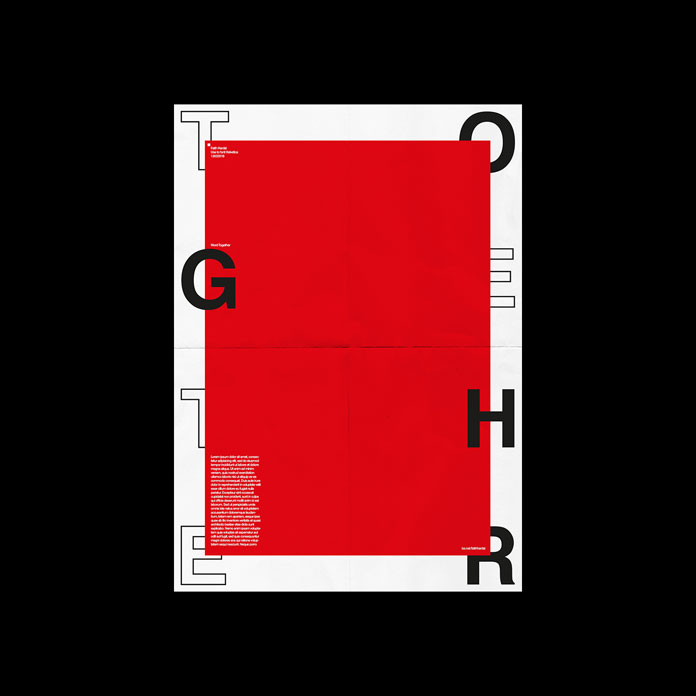 Typographic posters inspired by Swiss design. Typographic posters inspired by Swiss design.