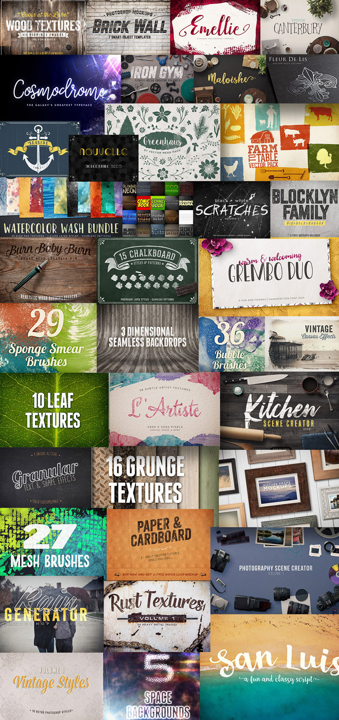 1199 high-quality fonts and design elements. 1199 high-quality fonts and design elements.