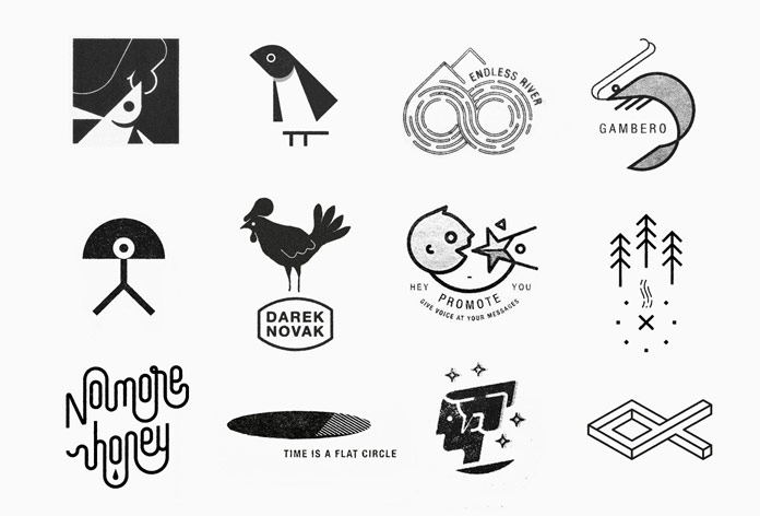 Using simple geometric shapes, Alberto Vacca Lepri creates unique illustrations.