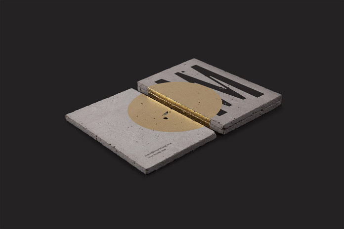 Manual silk-screen printing using water-based ink and 24-carat gold leaf. Manual silk-screen printing using water-based ink and 24-carat gold leaf.