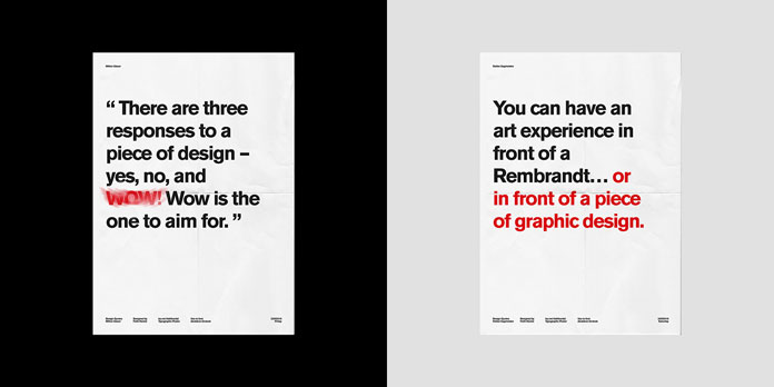 Typographic poster designs. Typographic poster designs.