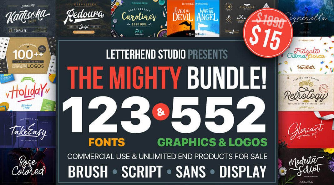 Letterhend Studio font bundle available on MightyDeals. Letterhend Studio font bundle available on MightyDeals.